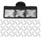 THROWFUN 6/12/21 Pack 9Cr17 stainless steel - 4.33''(length) 0.1''(thick) , throwing knives set  Full-Tang Throwing Set, with Nylon Sheath for Competition and Recreation Silvery Star Darts-FB-YF196