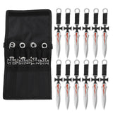 THROWFUN 4/8/12 Pack 9Cr17 stainless steel- 7''(length) 0.09''(thick) , throwing knives set  Full-Tang Throwing Set, with Nylon Sheath for Competition and Recreation Multicolor Darts-YF024