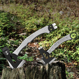 1pc,62HRC hardness 9cr17 9.64‘’/13.58‘’blade extremely sharp Outdoor Multi Tools SurvivalCamping Hatchet G10 Handle Hammer Axe,included Sheath