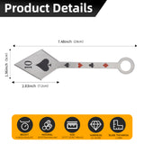 THROWFUN 5/10 Pack 9Cr17 stainless steel- 7.48''(length) 0.1''(thick) , throwing knives set  Full-Tang Throwing Set, with Nylon Sheath for Competition and Recreation Silvery Darts-FB-YF019