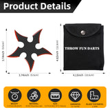 THROWFUN 6/12/18 Pack 9Cr17 stainless steel - 3.74''(length) 0.1''(thick) , throwing knives set  Full-Tang Throwing Set, with Nylon Sheath for Competition and Recreation Multiple colors Darts-FB-YF204A