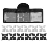 THROWFUN 12 Pack 9Cr17 stainless steel- 3.03''(length) 0.1''(thick) , throwing knives set  Full-Tang Throwing Set, with Nylon Sheath for Competition and Recreation Black/Silvery Cross Hollow Darts-FB-YF16-3B-12