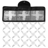 THROWFUN 6/15 Pack 9Cr17 stainless steel- 3.93''(length) 0.1''(thick) , throwing knives set  Full-Tang Throwing Set, with Nylon Sheath for Competition and Recreation Silvery Cross Hollow Darts-FB-YF203A