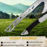 THROWFUN 6 Pack 9Cr17 stainless steel- 10.03''(length) 0.15''(thick) , throwing knives set  Full-Tang Throwing Set, with Nylon Sheath for Competition and Recreation Silver Knives and Axes -FF-YF001-3